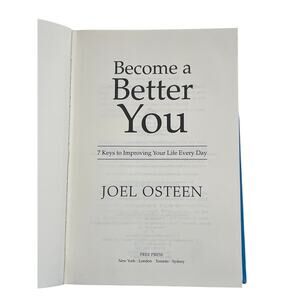 Become A Better You Joel Osteen Book